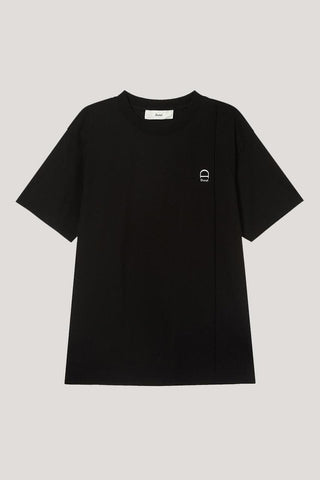 UNISEX LOGO CREASE T-SHIRT BLACK