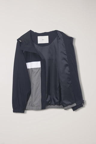 UNISEX BLOCKED WINDBREAKER NAVY