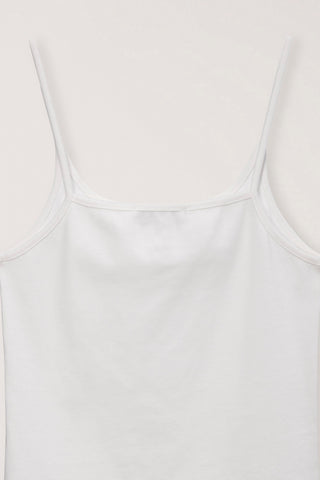 PETIT SLEEVELESS TOP OFF WHITE
