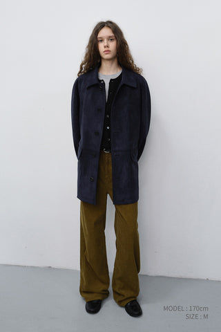 UNISEX LILY ALTER-SUEDE HALF JACKET BLUE NAVY