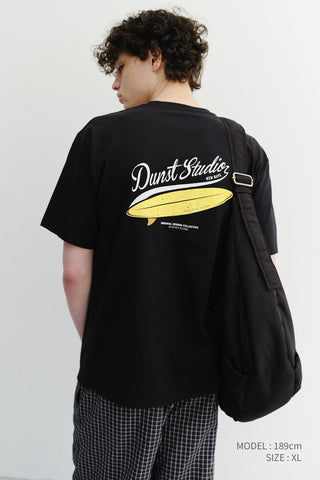 UNISEX SUMMER HOLIDAY SURF BOARD T-SHIRT BLACK
