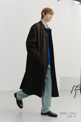 UNISEX BOYFRIEND KNIT CARDIGAN BLUE