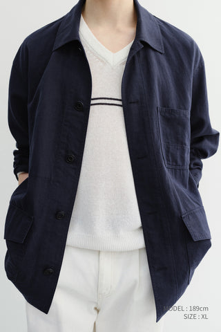 UNISEX CHORE JACKET NAVY