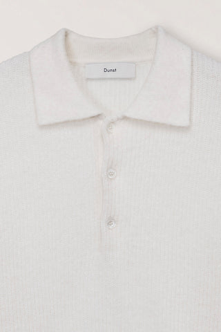UNISEX HAIRY COLLARED SWEATER IVORY