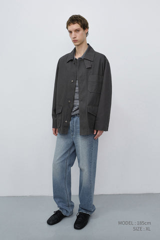 UNISEX CHORE JACKET SEPIA