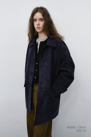 UNISEX LILY ALTER-SUEDE HALF JACKET BLUE NAVY