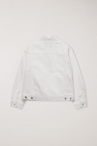 UNISEX DENIM TRUCKER JACKET IVORY