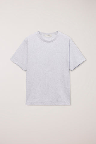 UNISEX LOOSE T-SHIRT LIGHT MELANGE GREY