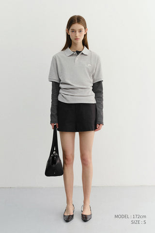 COTTON SAFARI SHORTS BLACK