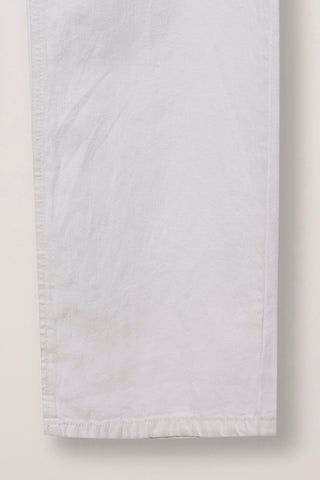 RELAXED SUMMER DENIM PANTS OFF WHITE