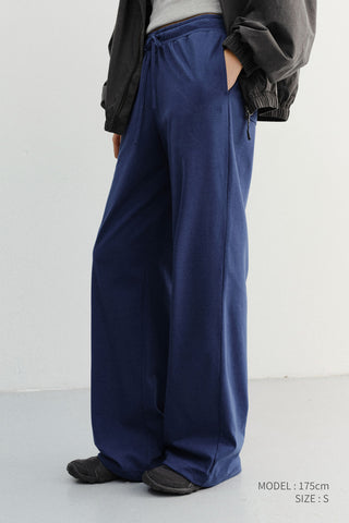 SUMMER WIDE JOGGER PANTS BLUE