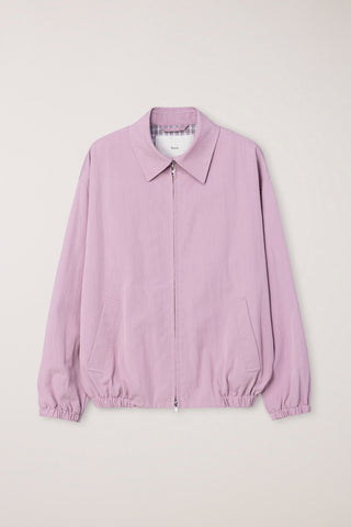 UNISEX COLLARED BLOUSON JACKET LAVENDER PINK