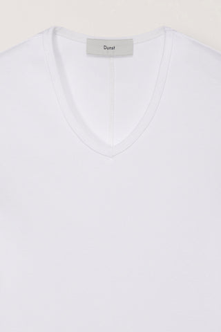 V-NECK SLIM TOP OFF WHITE