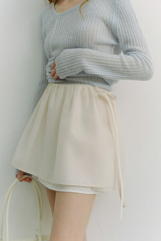 LAYERED VOLUME SKIRT CREAM