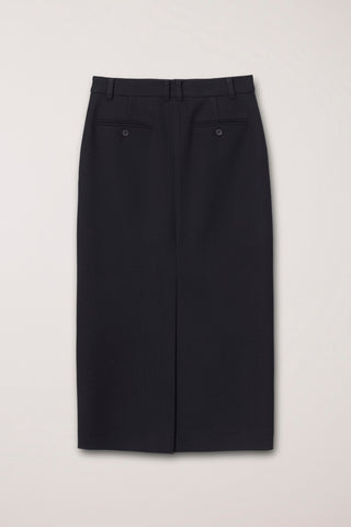 H-LINE LONG SKIRT BLACK