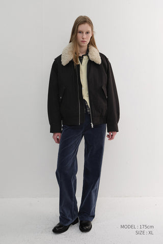 UNISEX FLIGHT PADDED JACKET BLACK