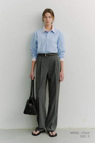 UNISEX SOFT POPLIN SHIRT SOFT BLUE