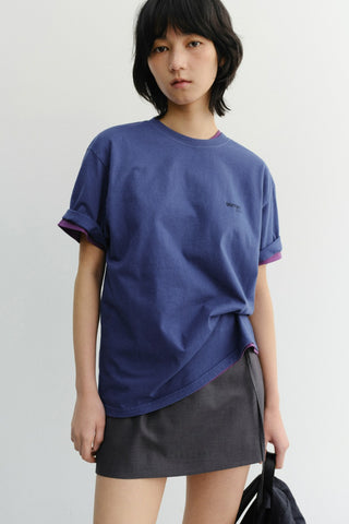 UNISEX GARMENT DYED T-SHIRT BLUE