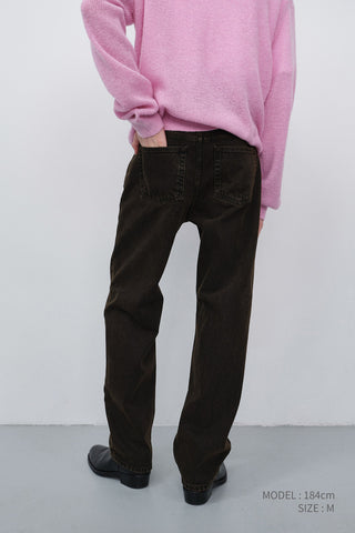ESSENTIAL LOOSE JEANS BROWN