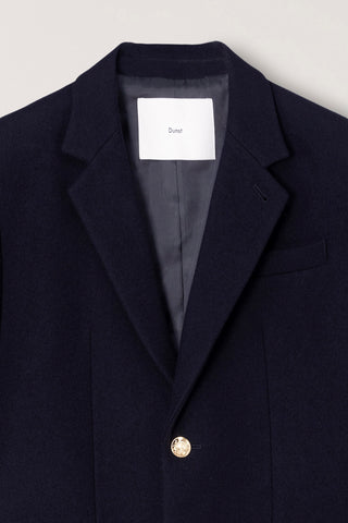 UNISEX CLASSIC 2 BUTTON WOOL BLAZER NAVY