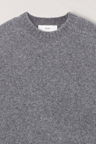 UNISEX SHAGGY DOG SWEATER MELANGE GREY