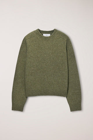 UNISEX SHAGGY DOG SWEATER OLIVE