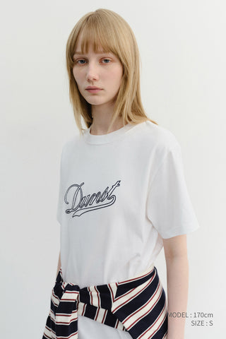 UNISEX CHAIN LOGO T-SHIRT OFF WHITE