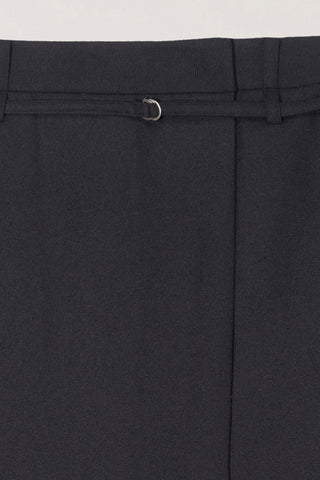 MAXI WRAP SKIRT BLACK