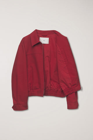 UNISEX COLLARED BLOUSON JACKET RED