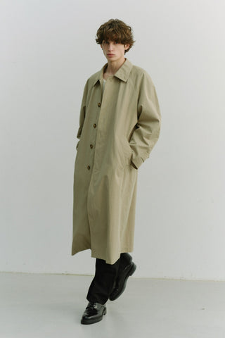 UNISEX REFINED MAC COAT KHAKI