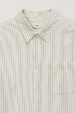 UNISEX INFORMAL SHIRT IVORY STRIPE