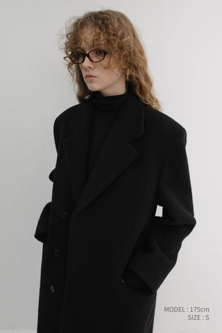 ESSENTIAL ROLL NECK TOP BLACK