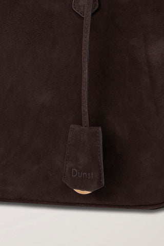 CLASSIC 28 SUEDE BAG DEEP BROWN