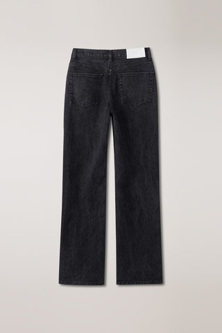 RELAXED FLARED JEANS BLACK