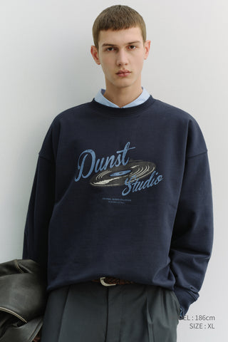 UNISEX VINYL SWEATSHIRT FRENCH NAVY