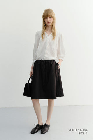 JANE FRILL BLOUSE WHITE