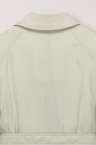 UNISEX PADDED BALMACAAN COAT SOFT BEIGE