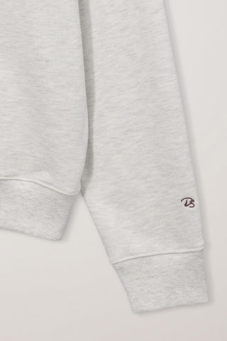 UNISEX VINYL SWEATSHIRT OATMEAL MELANGE