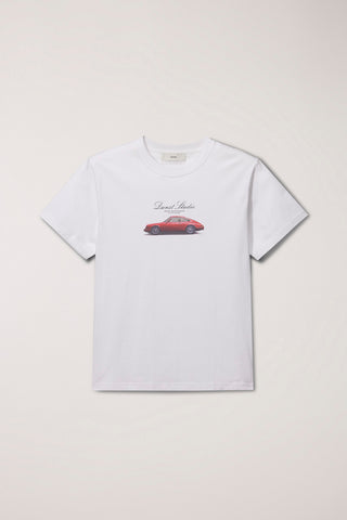 UNISEX SUMMER HOLIDAY CAR T-SHIRT OFF WHITE