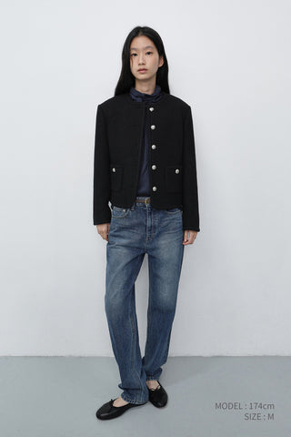 CLASSIC TWEED JACKET BLACK