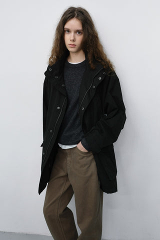 UNISEX MODERN FIELD JACKET BLACK