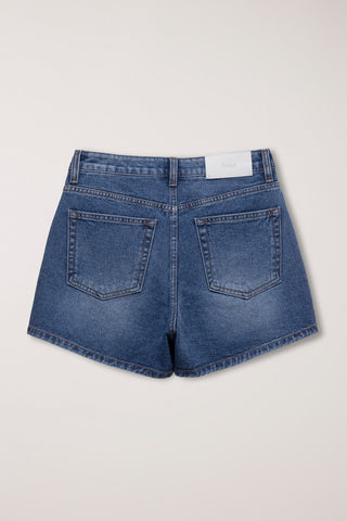 MINI DENIM SHORTS CLASSIC BLUE