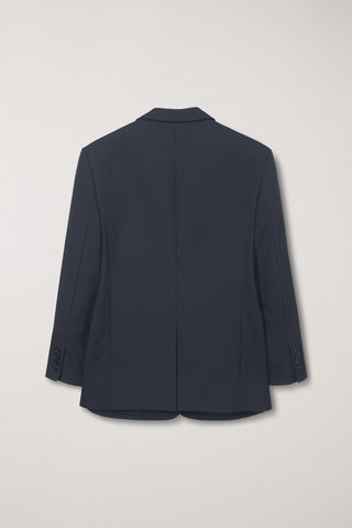 ESSENTIAL 2 BUTTON WOOL BLAZER MIDNIGHT NAVY