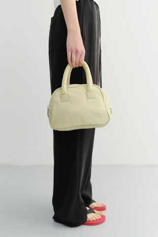 NYLON BOSTON TOTE BAG BEIGE