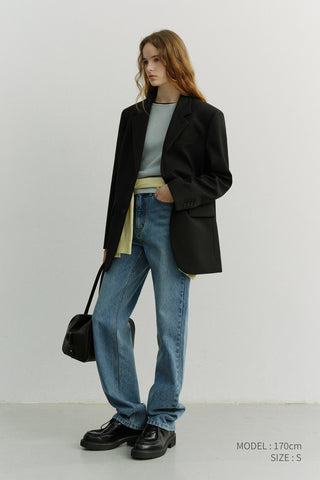 FULL LENGTH SLIM JEANS CLASSIC BLUE