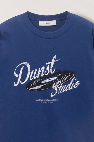 UNISEX VINYL T-SHIRT BLUE