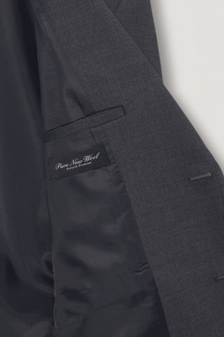 UNISEX OVERSIZED WOOL BLAZER MELANGE GREY