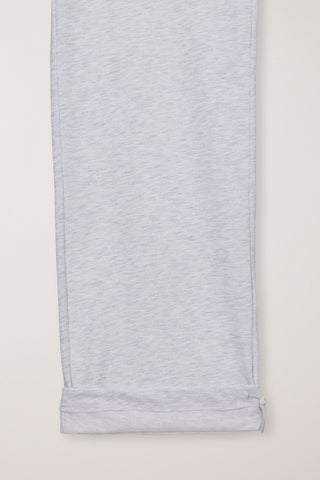 SUMMER WIDE JOGGER PANTS LIGHT MELANGE GREY