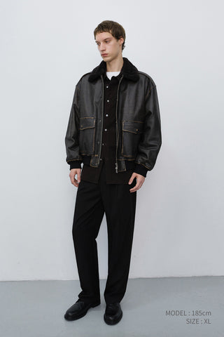 UNISEX CORDUROY SHIRT DARK BROWN