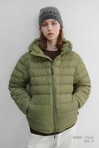 UNISEX LIGHT GOOSE DOWN JACKET OLIVE